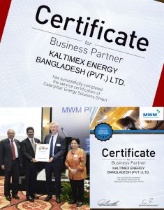Kaltimex Energy Service Certificate