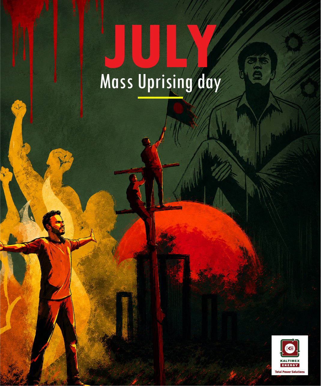 জুলাই গণ-অভ্যুত্থান দিবস 

#kebd #kaltimex #kaltimexenergy #36july2ndvictorydayofbangladesh #36july